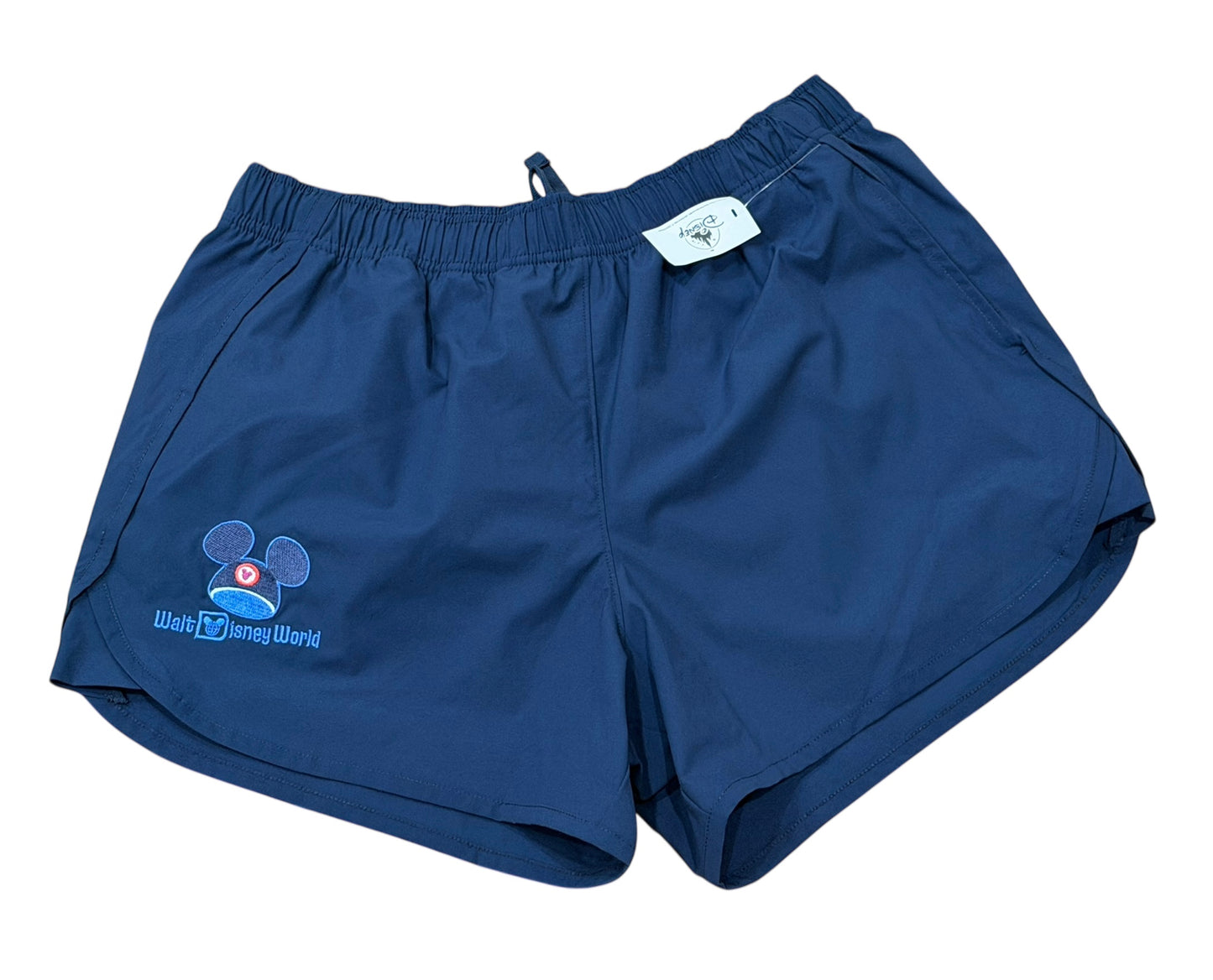 Walt Disney World Running Shorts-Mickey Ear Hat Navy