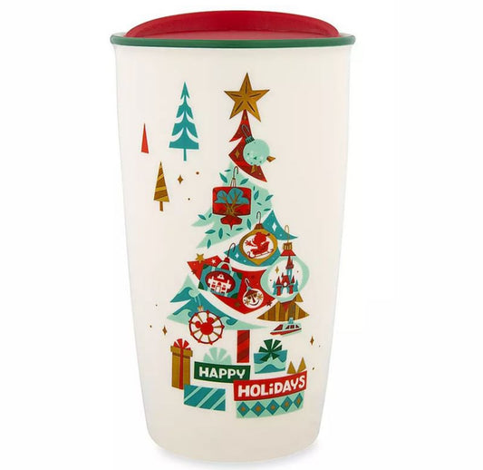 Disney Happy Holidays Starbucks Tumbler-Tree