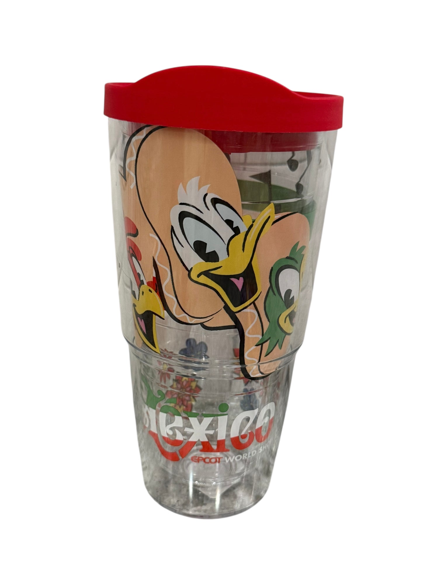 Disney Epcot Mexico Three Caballeros Tervis Tumbler Cup