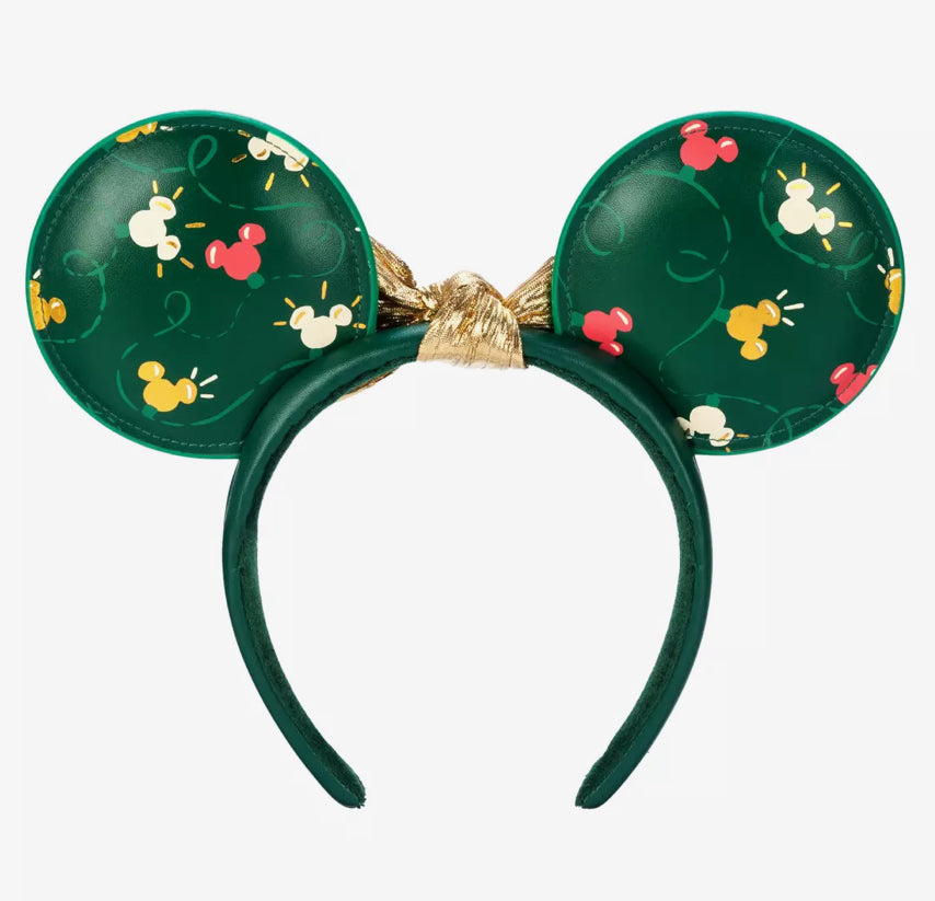 Disney Mickey Holiday Lights Ear Headband for Adults