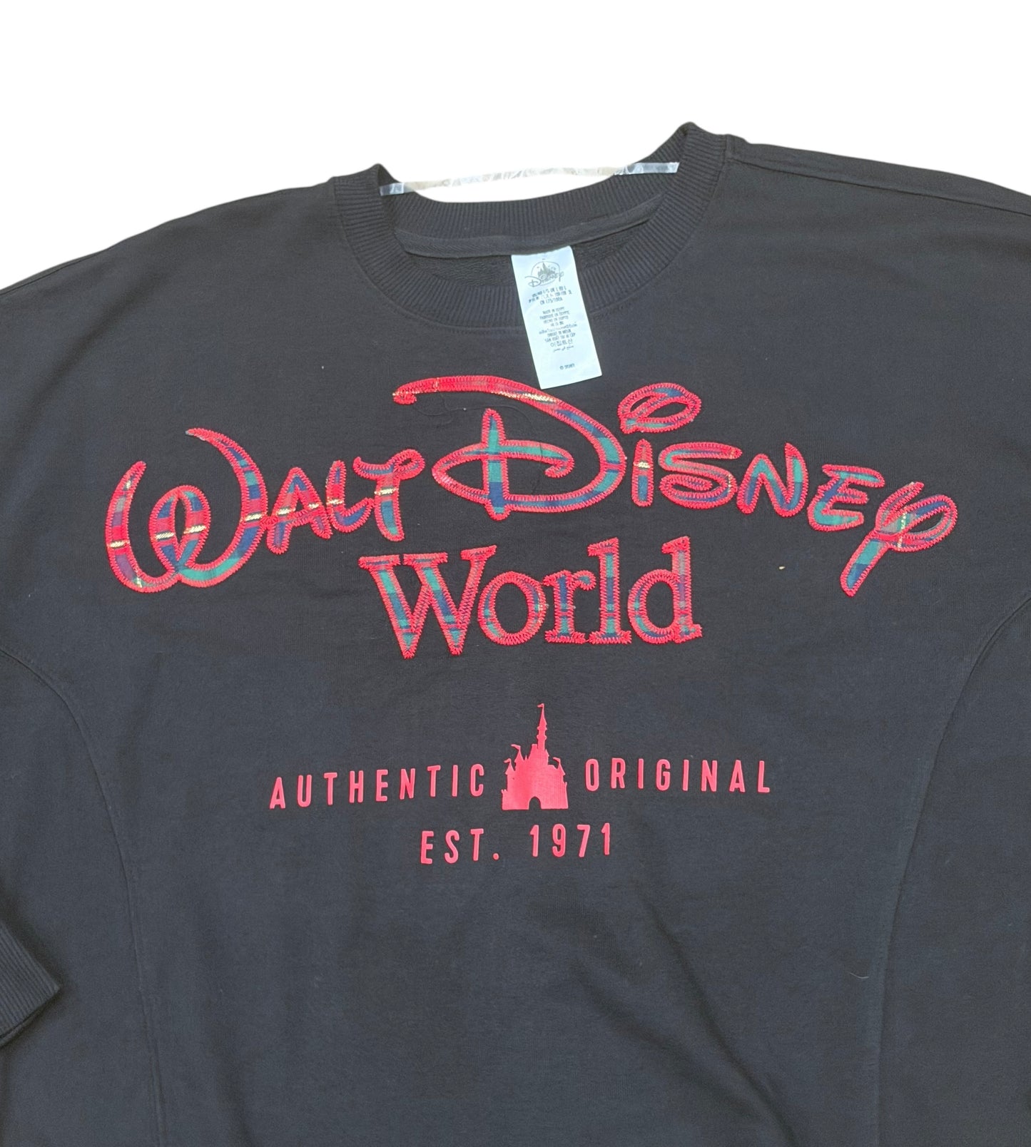 Walt Disney World Castle Plaid Pullover