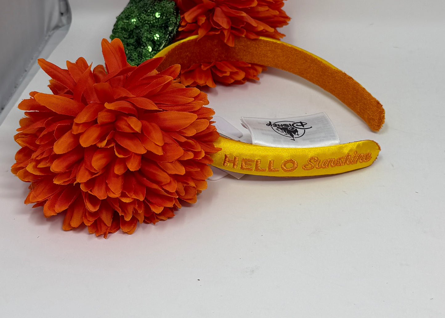 Disney Orange Bird Ears Headband-Hello Sunshine Epcot 2021 Flower and Garden Festival