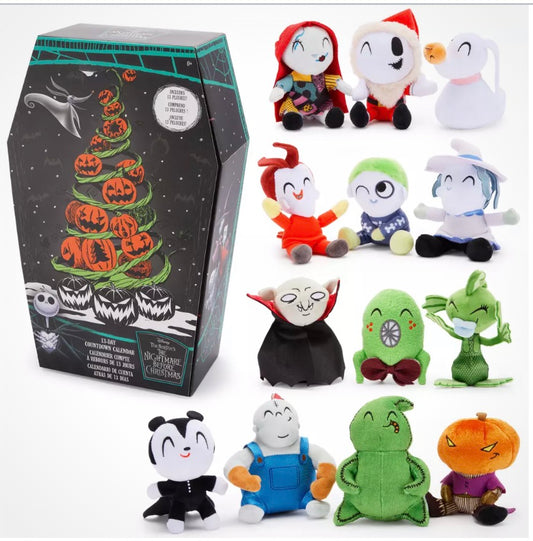 Disney Nightmare Before Christmas Plush 13 Day Countdown Calendar