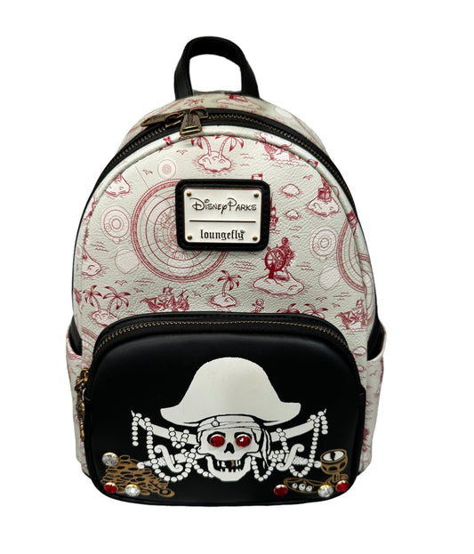 Disney Parks Pirates of the Caribbean Loungefly Backpack