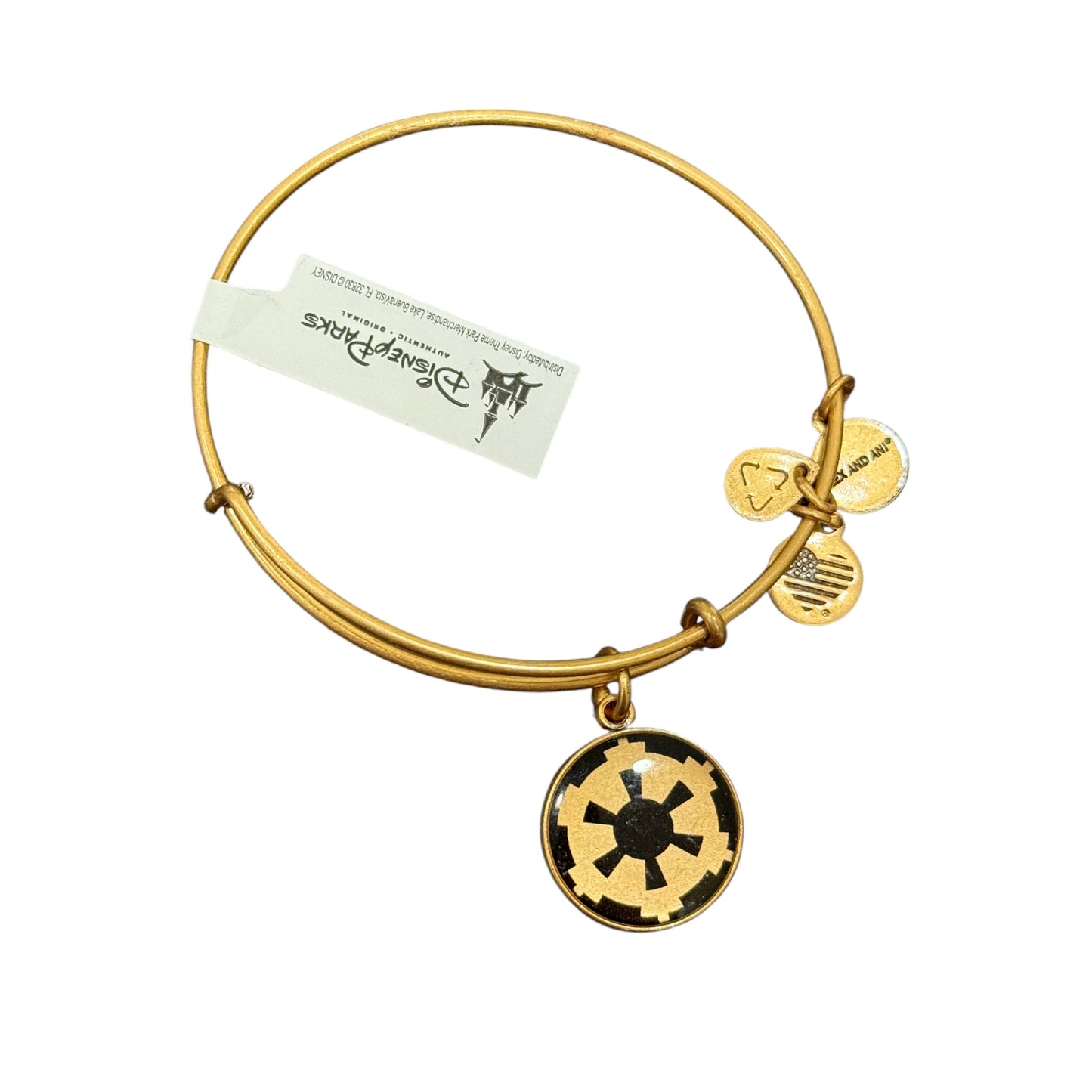 Disney Star Wars Imperial Gold Alex & Ani Bracelet Bangle
