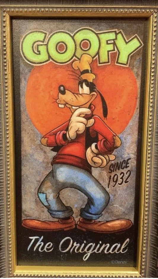 Disney Darren Wilson Mini Framed Gilee-Goofy The Original
