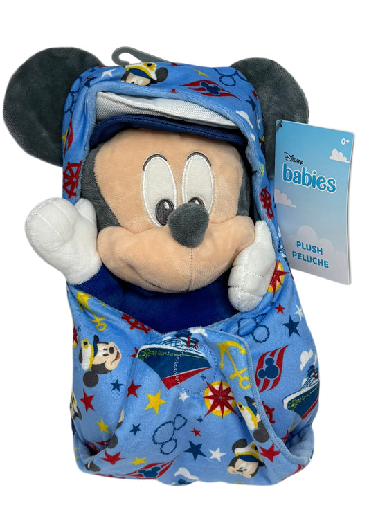 Disney Cruise Line Captain Mickey Babies in Pouch Plush