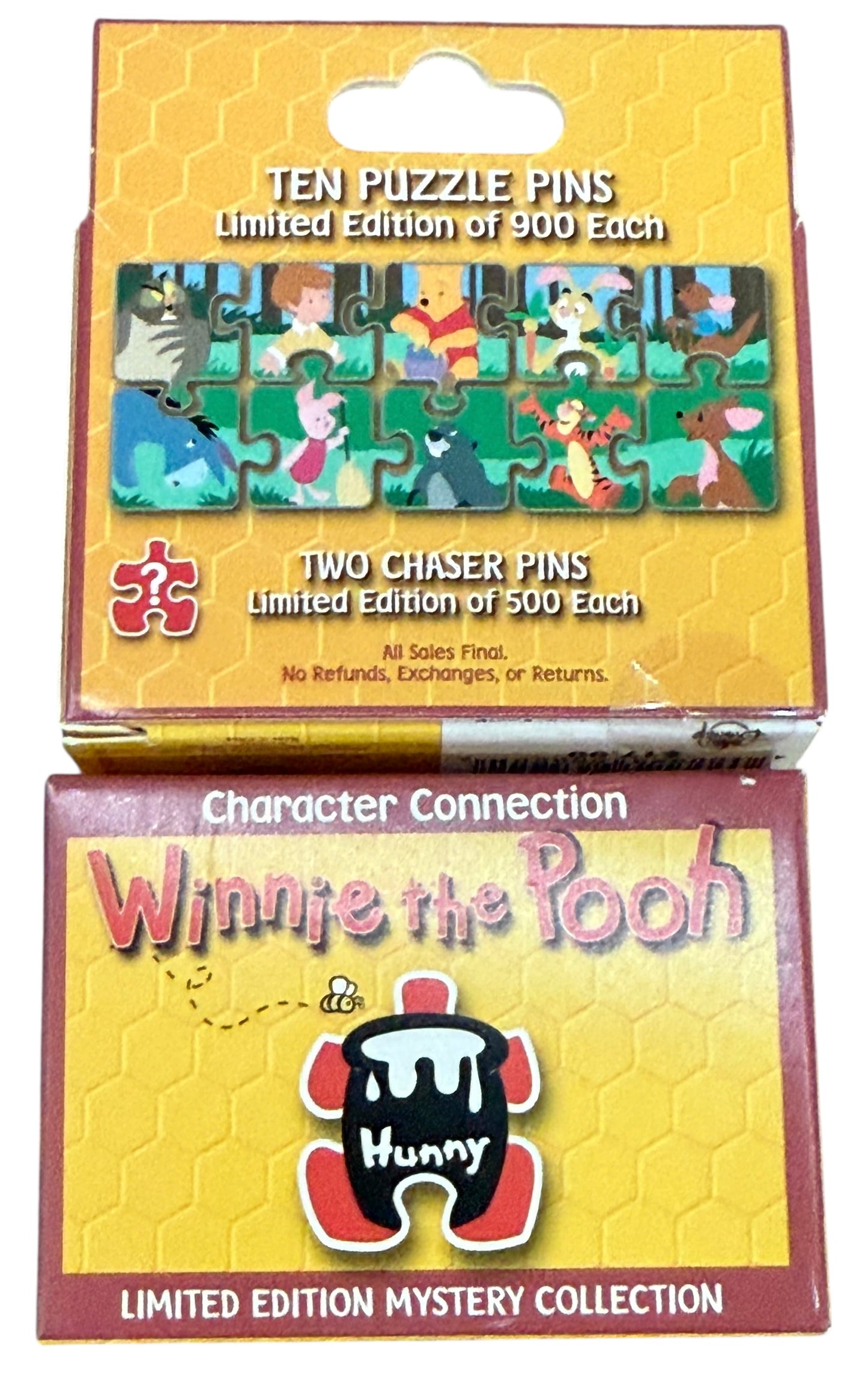 Disney Winnie the Pooh Puzzle Piece Pin Mystery Box