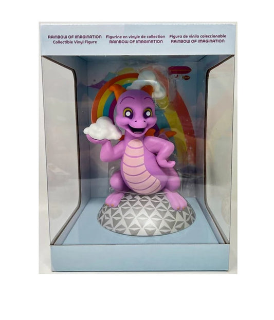 Disney Epcot Figment Vinyl Figurine-Rainbow of Imagination