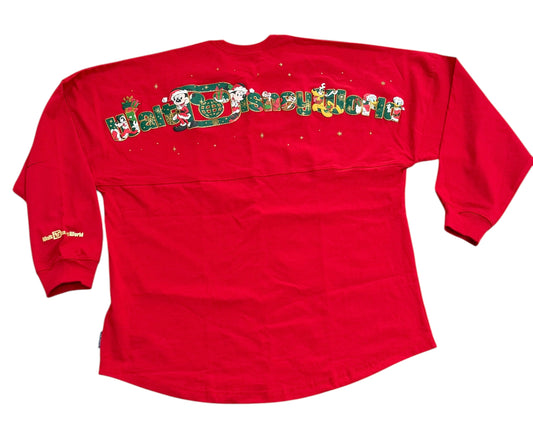 Walt Disney World Mickey & Friends Holiday Christmas Spirit Jersey