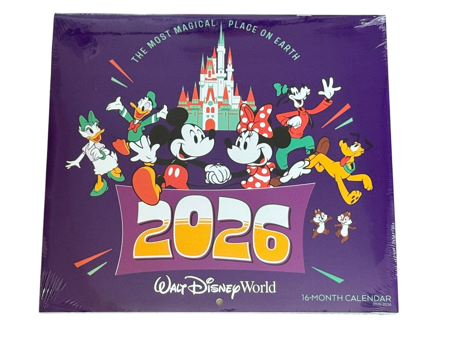 Walt Disney World 2026 Wall Calendar World of Treasures