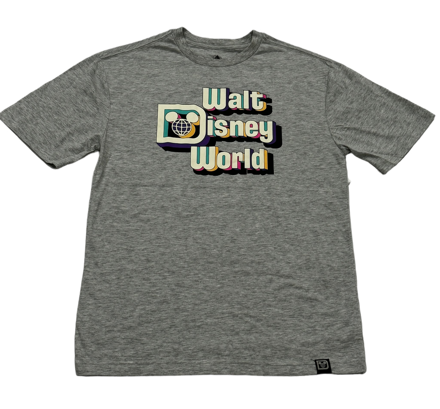 Walt Disney World Mickey Retro Grey Shirt small
