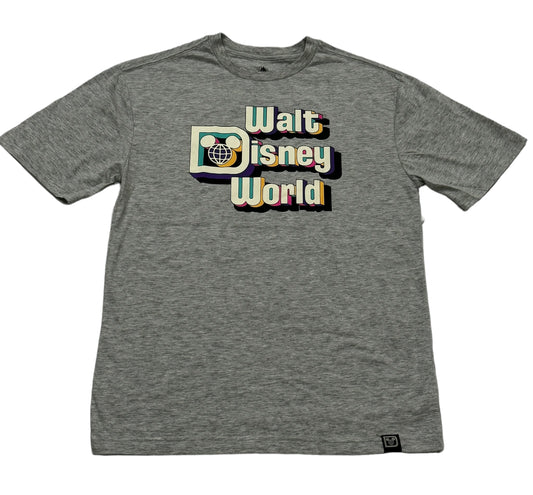 Walt Disney World Mickey Retro Grey Shirt small