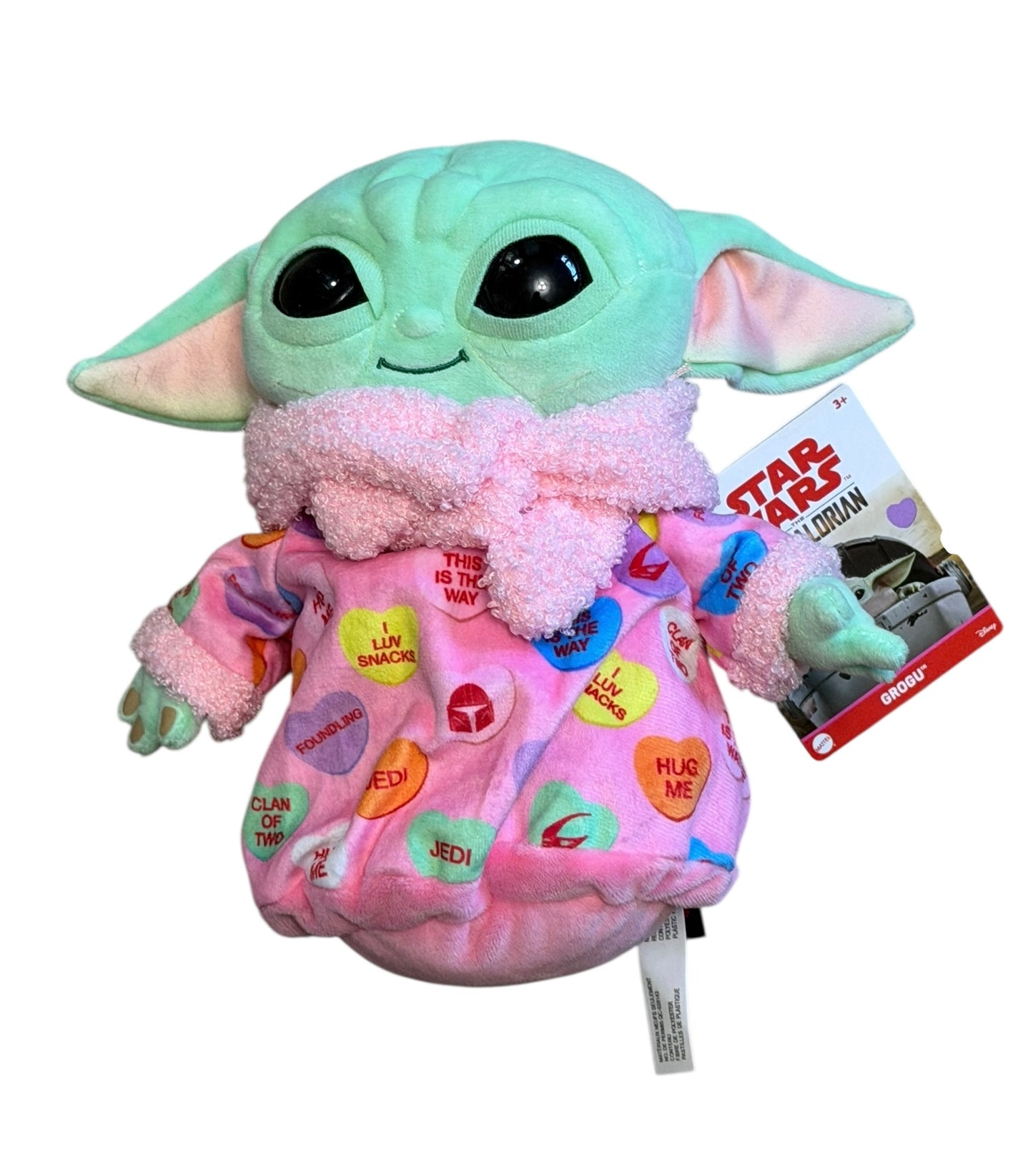 Disney Mattel Star Wars Mandalorian Grogu 8" Plush Valentine’s