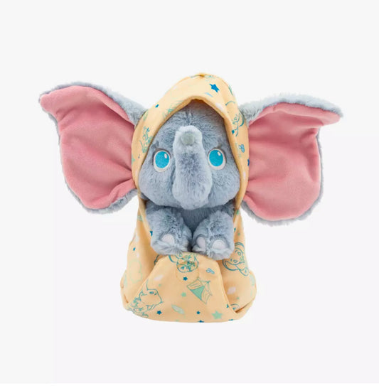 Disney Babies Dumbo Plush in Hood Swaddle Blanket