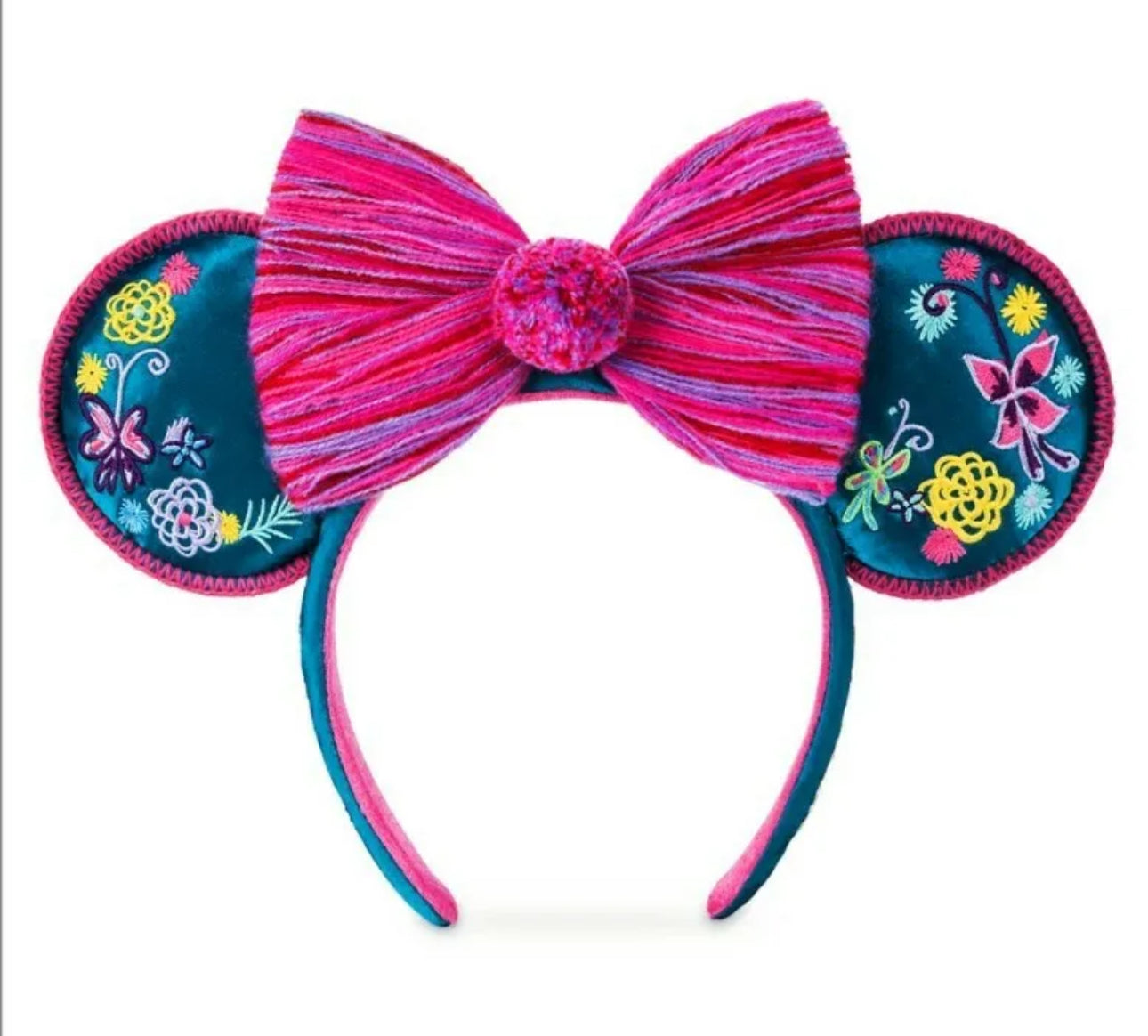 Disney Encanto Embroidered Satin Minnie Ear Headband-Magic Awaits You