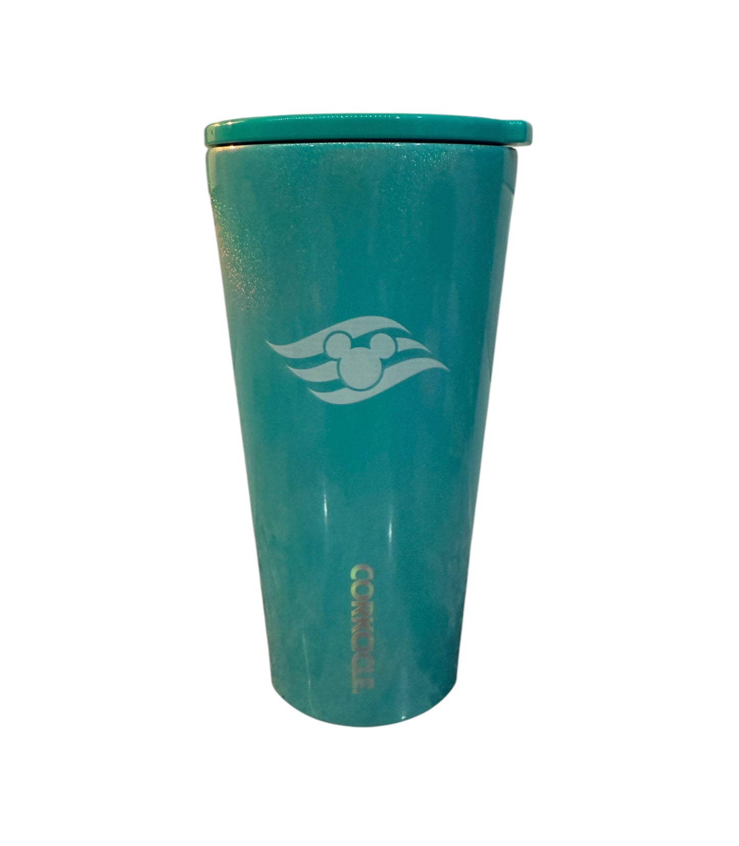 Disney Cruise Line Glitter Corkcicle Tumbler