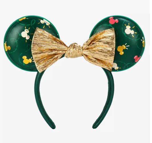 Disney Mickey Holiday Lights Ear Headband for Adults