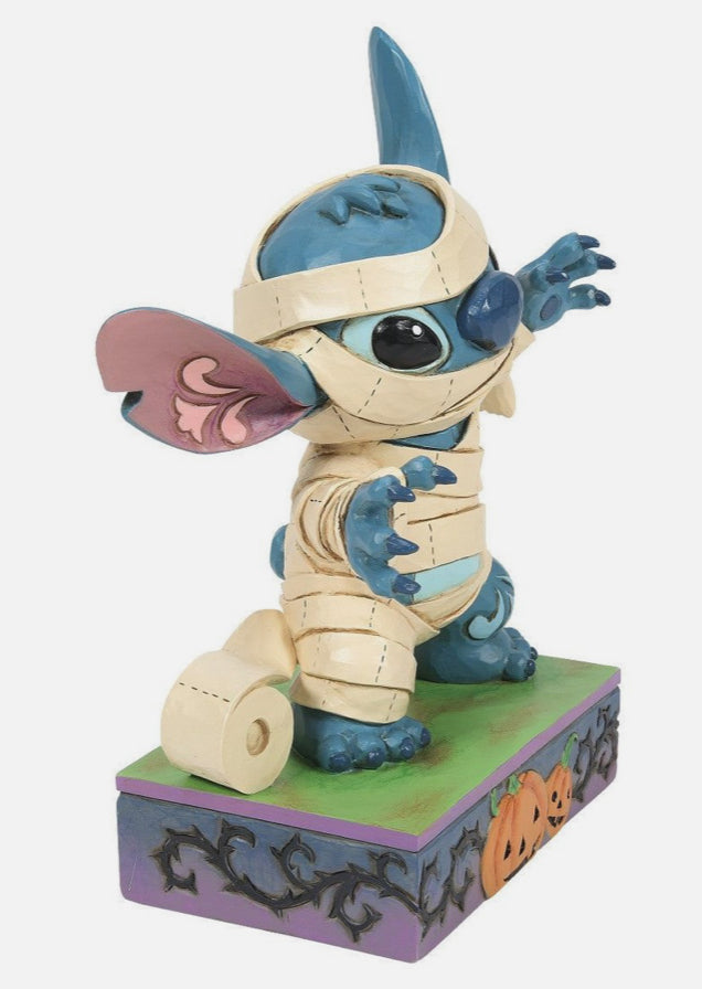 Disney Traditions Jim Shore LILO & Stitch Mummy Figurine-All Rolled Up