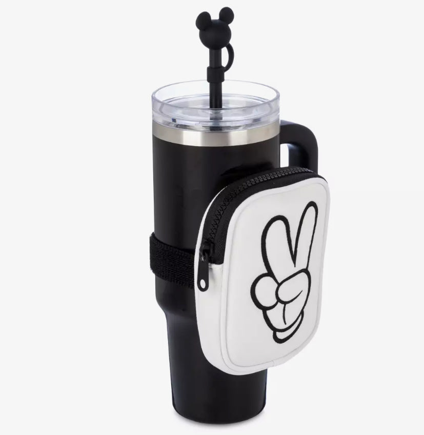 Disney Mickey Icon Tumbler Peace Zipper Pouch