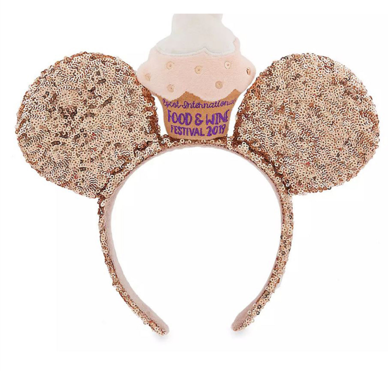 Disney Epcot International Food & Wine Festival 2019 Cupcake Headband Ears