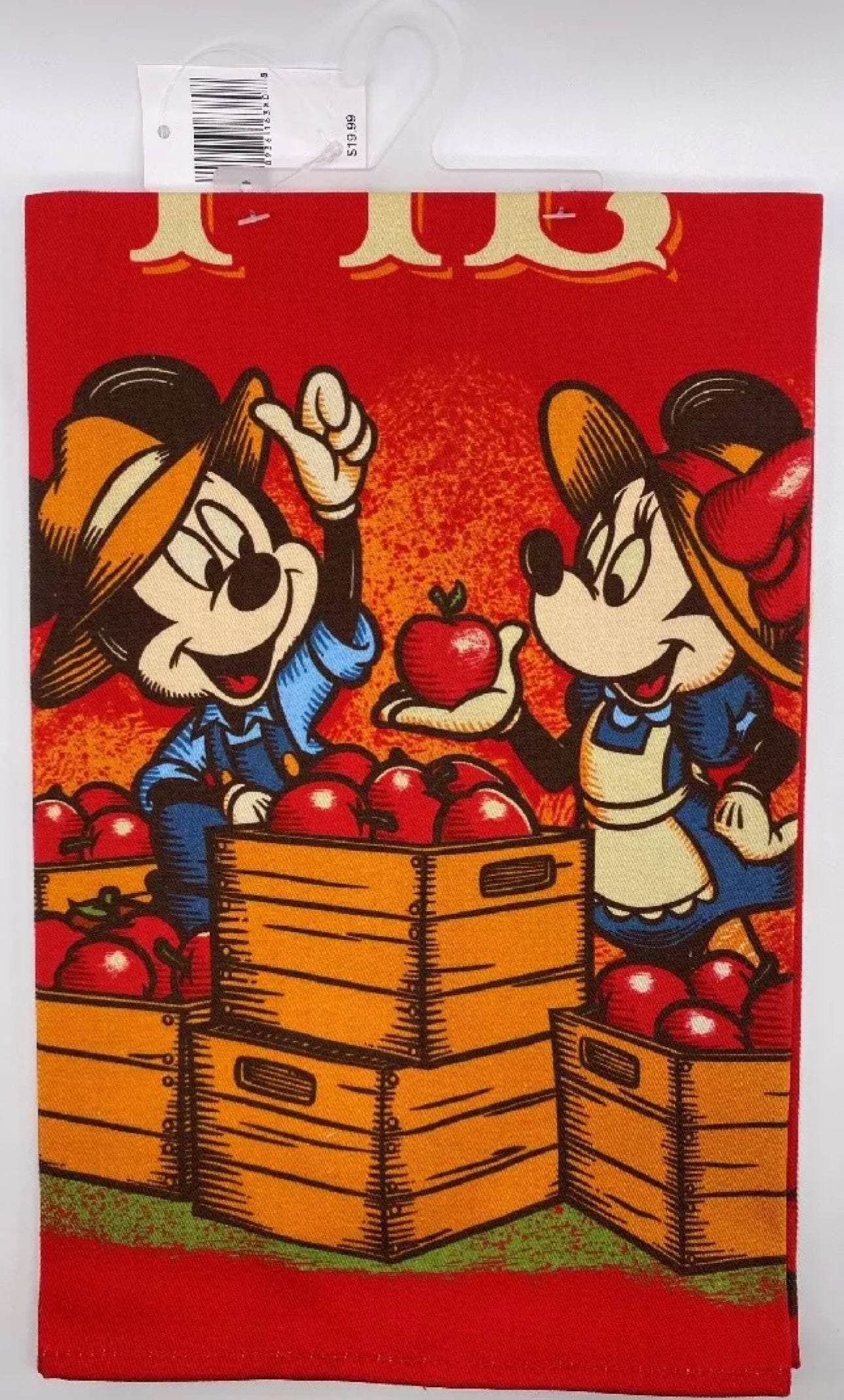 Disney Epcot Food and Wine Festival 2021 Mickey and Minnie 2 Towel Set