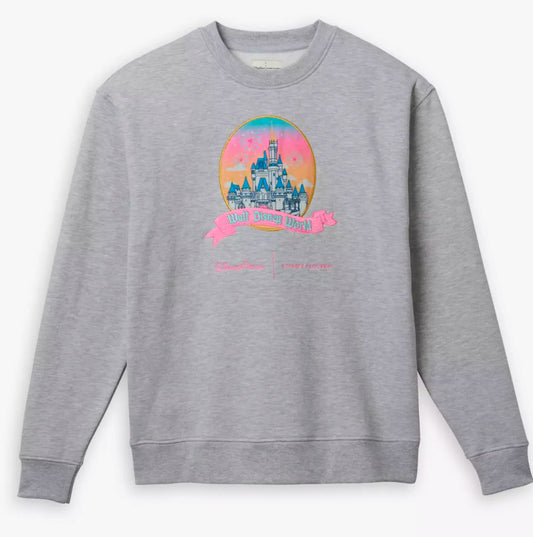 Walt Disney World Crest Pullover Sweatshirt for Women by Stoney Clover Lane – Gray