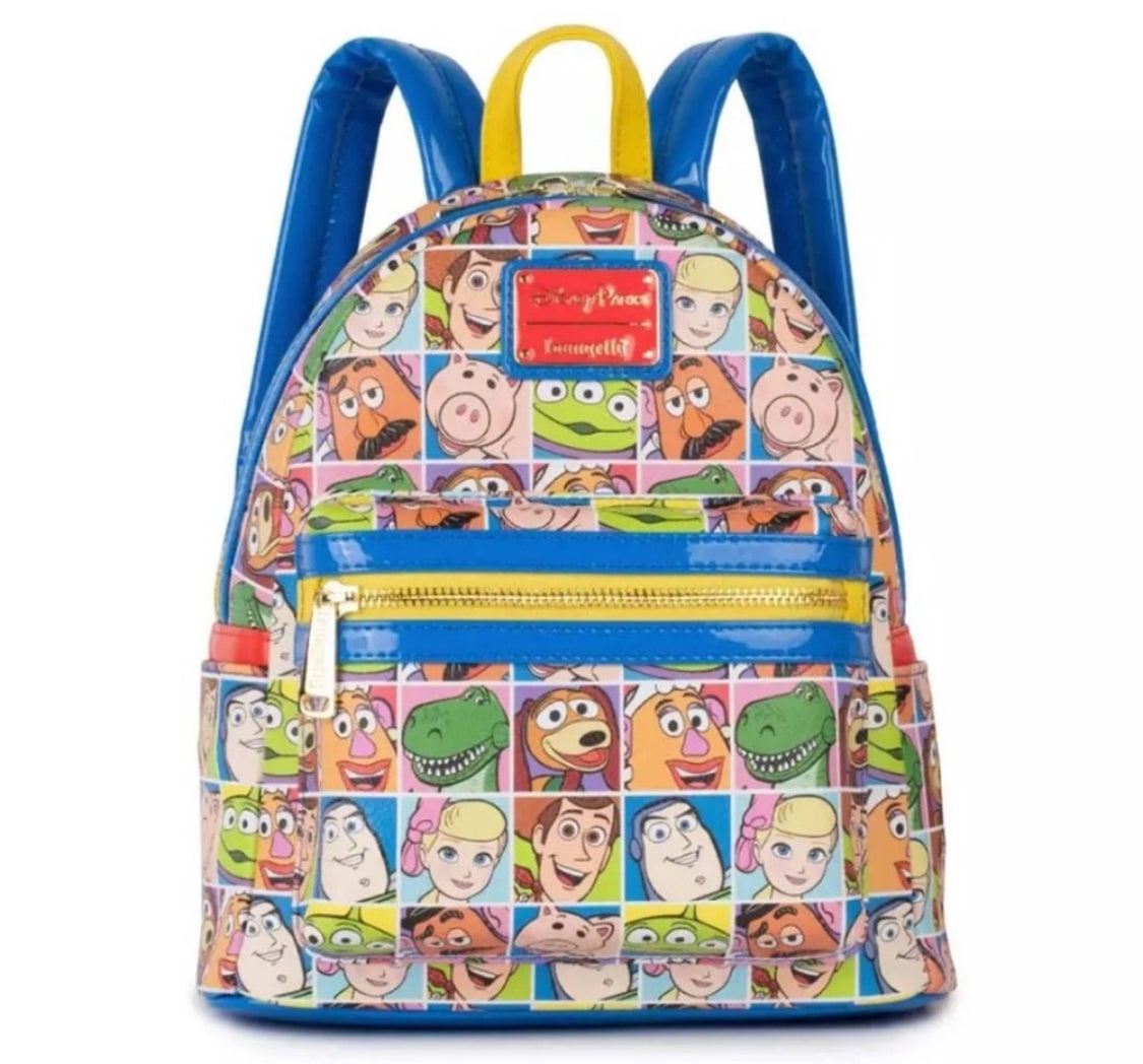 Disney Parks Pixar Toy Story Loungefly Backpack AOP All Over Print