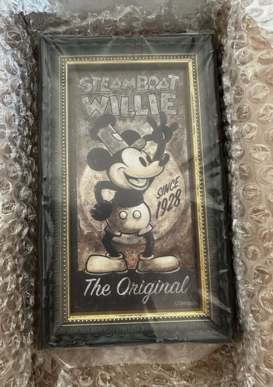 Disney Darren Wilson Mini Framed Gilee-Steamboat Willie Mickey The Original