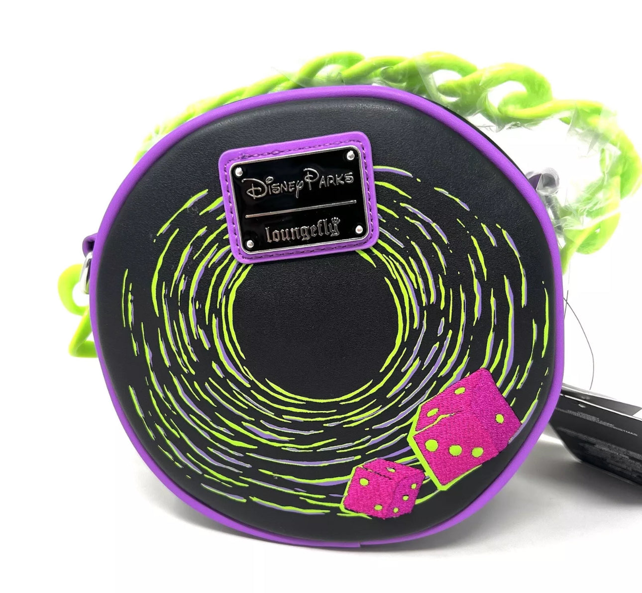 Loungefly Glow In The good Dark, Oogie Boogie Round Crossbody Bag