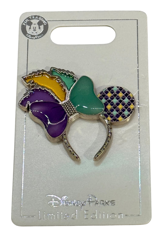 Disney 2021 Tiana Mardi Gras Ears Headband Pin LE