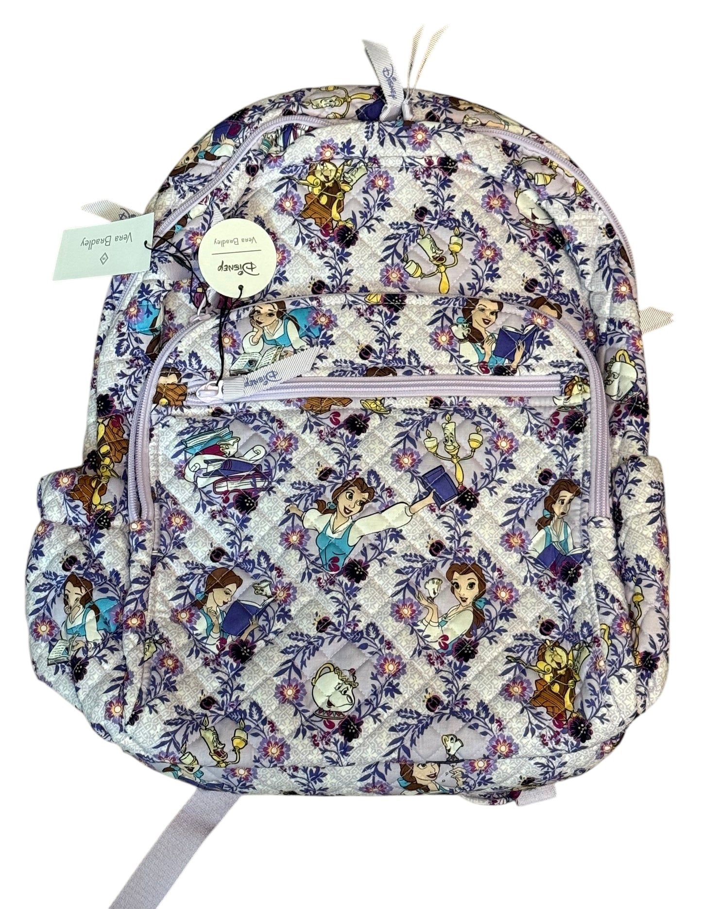 Disney Beauty & the Beast Vera Bradley Campus Backpack