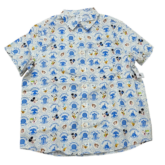 Walt Disney World Mickey & Friends Woven Button Shirt-Most Magical Day Ever