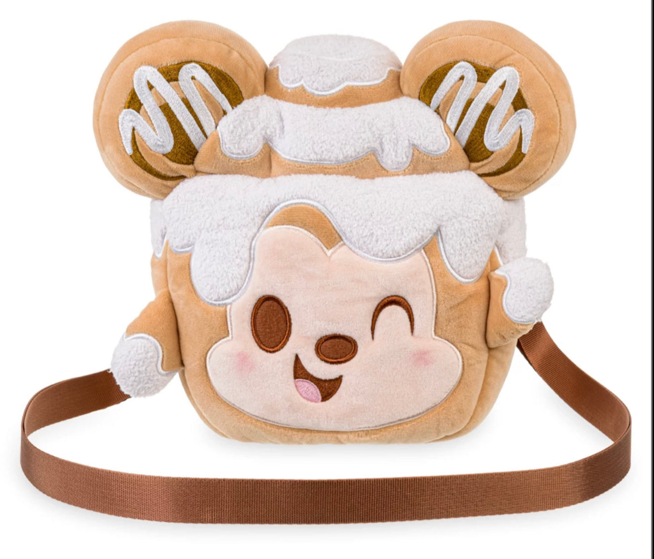 Disney Munchlings Mickey Cinnamon Bun Crossbody Purse Bag