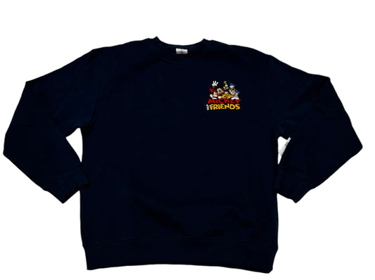 Disney Mickey and Friends Embroidered Pullover Sweatshirt