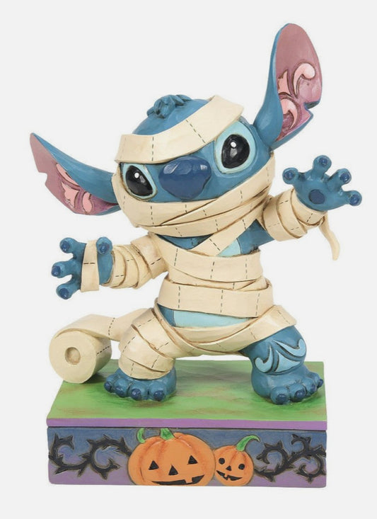Disney Traditions Jim Shore LILO & Stitch Mummy Figurine-All Rolled Up