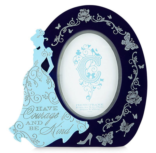 Disney Elegant Cinderella Oval Photo Picture Frame