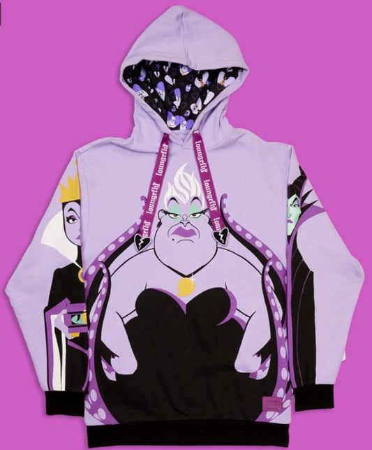 Disney Villains Curse Your Hearts Unisex Loungefly Hoodie