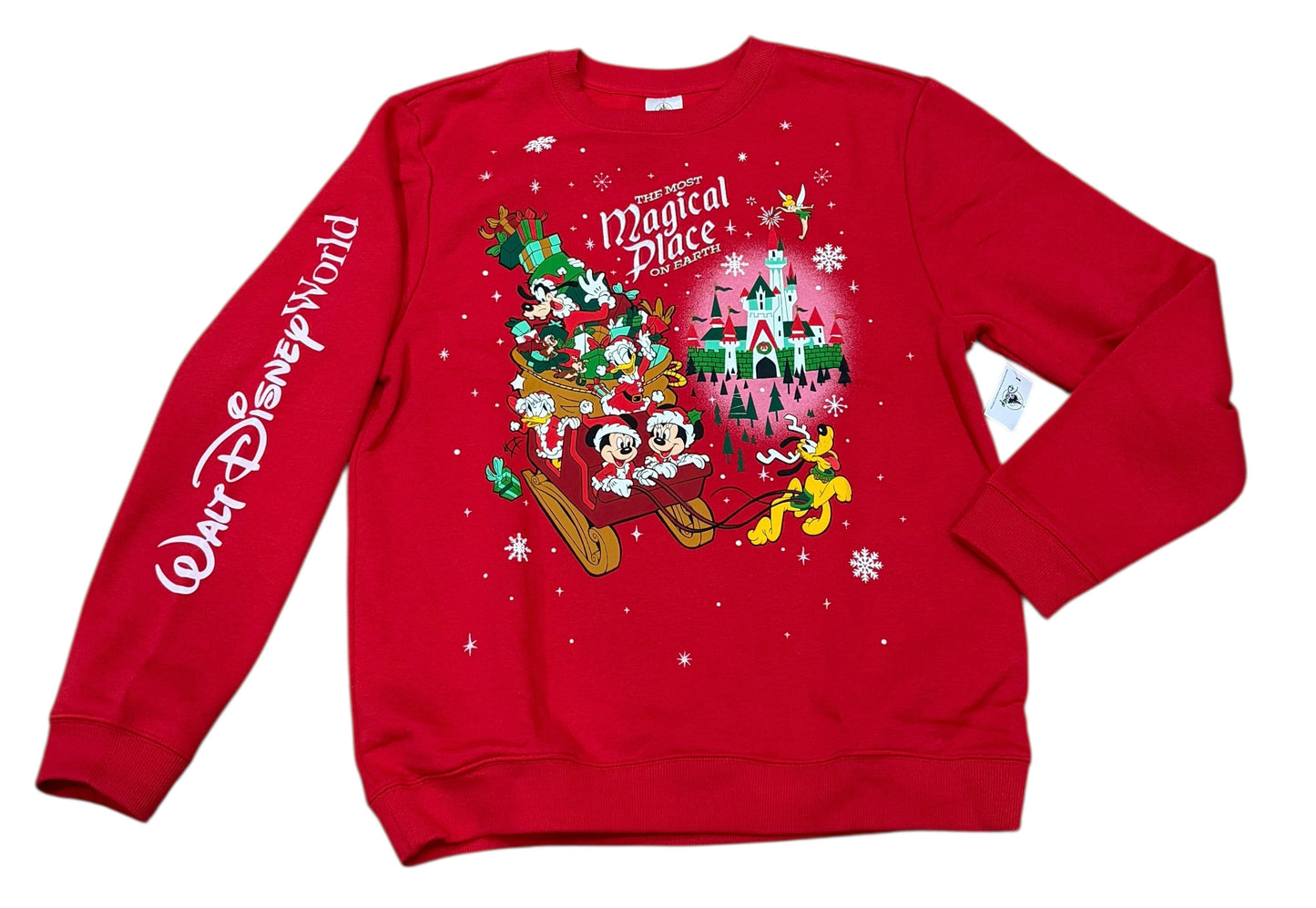 Walt Disney World Mickey & Friends Pullover-Most Magical Red