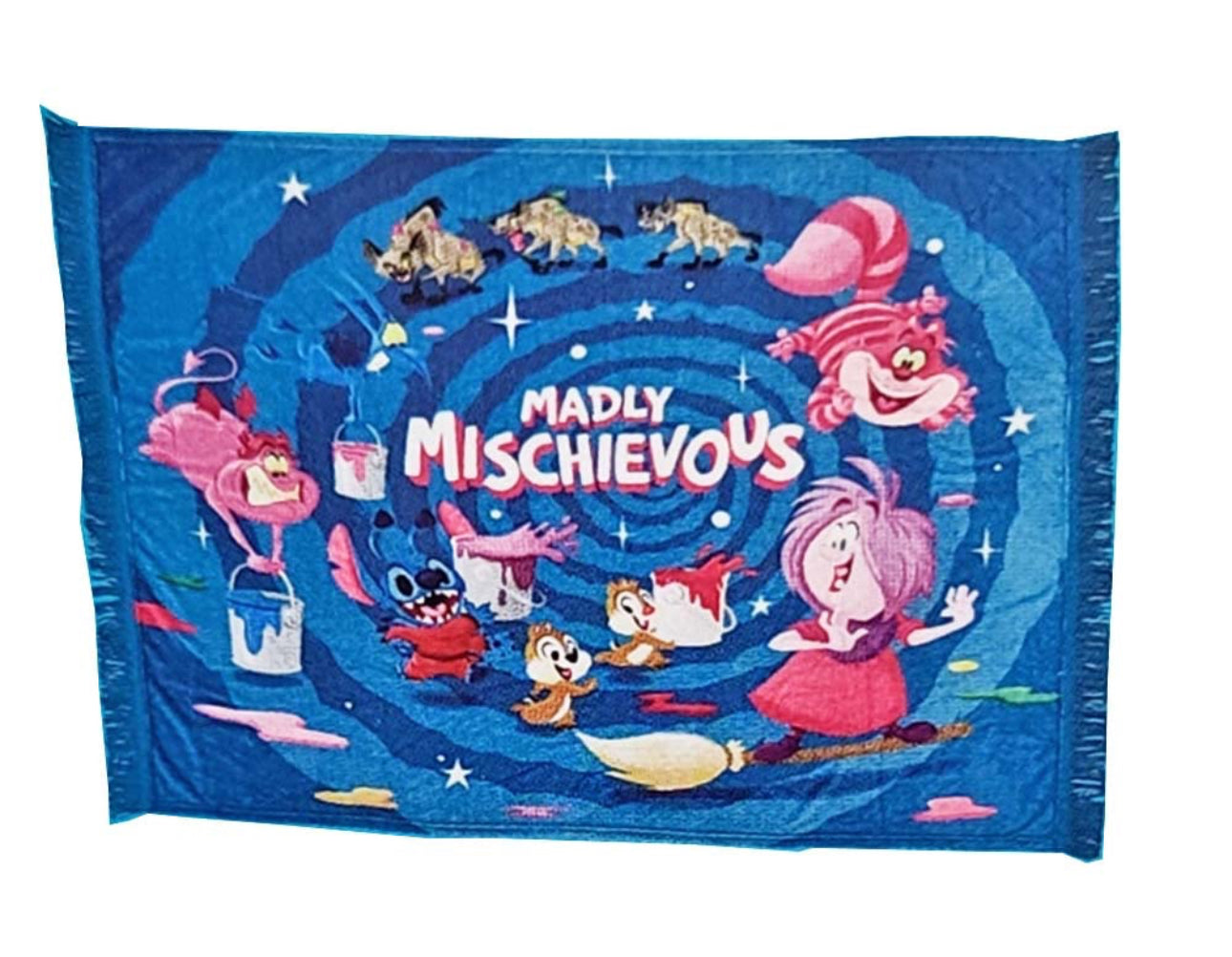 Disney Throw Blanket - Madly Mischievous Cheshire Cat, Stitch