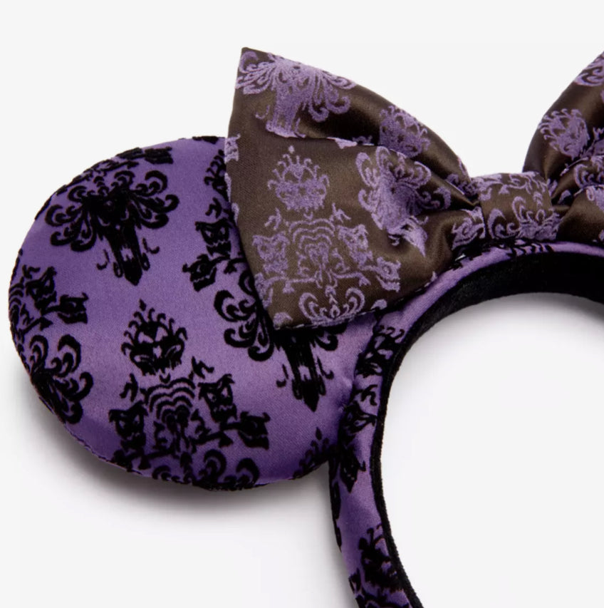 Disney Haunted Mansion Purple Wallpaper Ears Headband