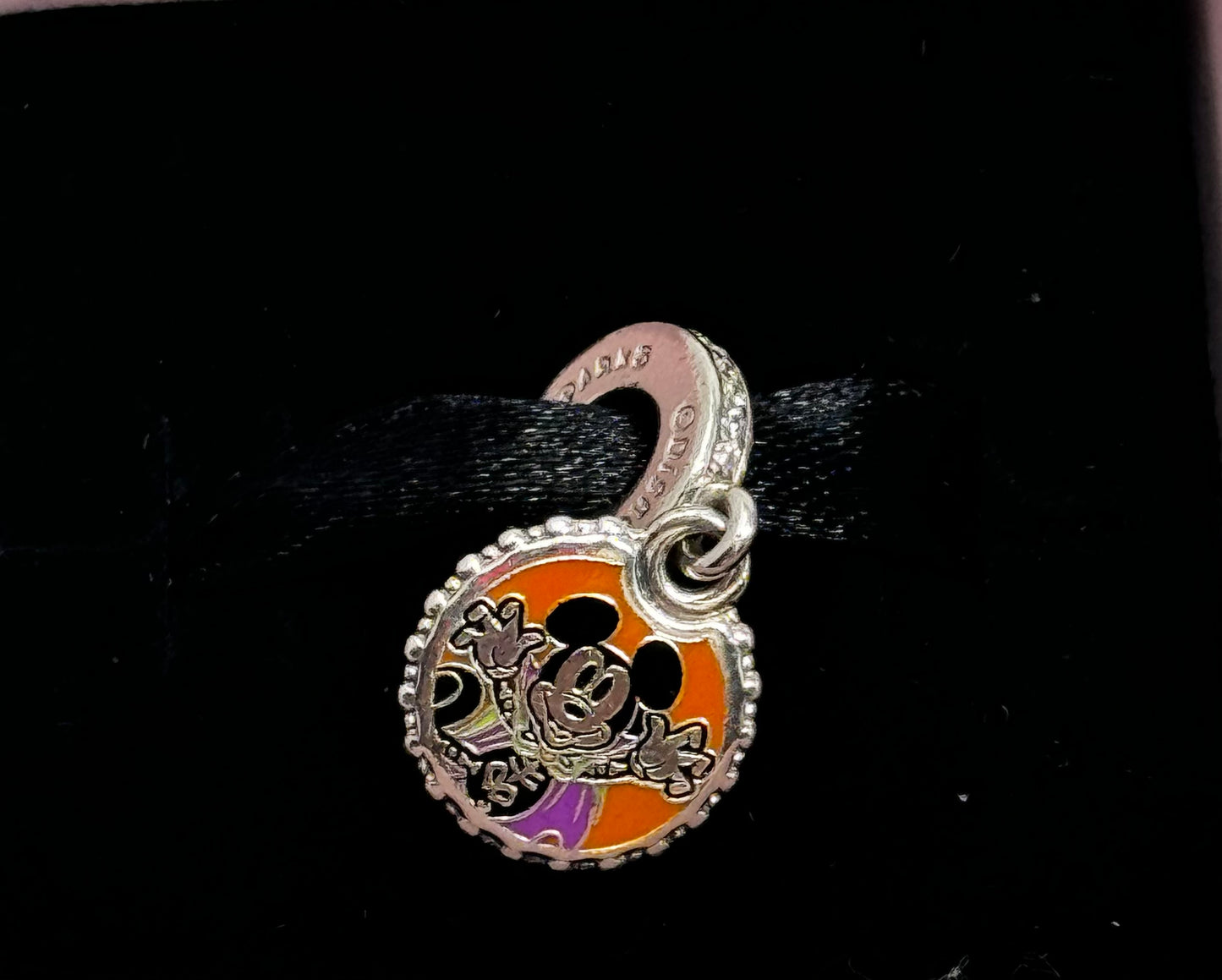 Disney Mickey Minnie Halloween Dangle Pandora Charm