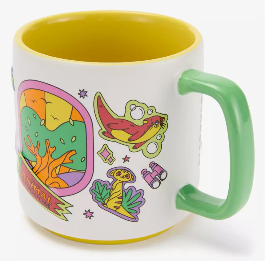 Walt Disney World Animal Kingdom Starbucks Mug-Tree, Dinosaur, Lion king