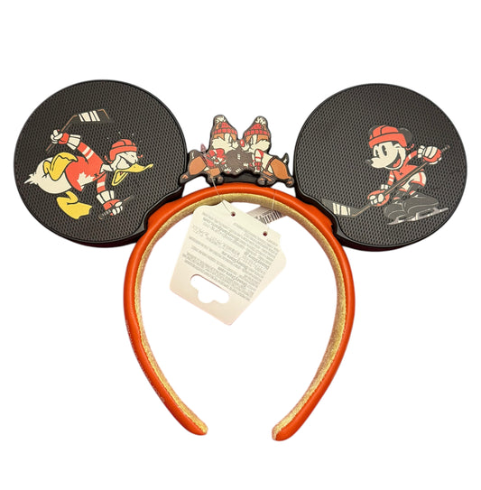 Disney Epcot Canada  Hockey Puck Ears Headband Mickey & Friends