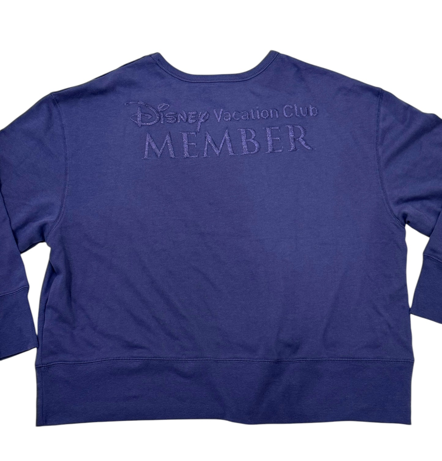 Disney Vacation Club DVC Glitter Ladies Pullover