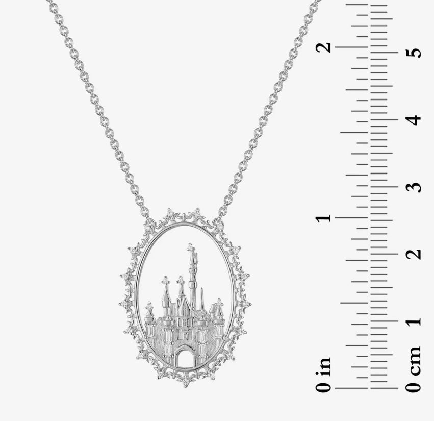 Disneyland 70th Anniversary Castle Necklace Rebecca Hook