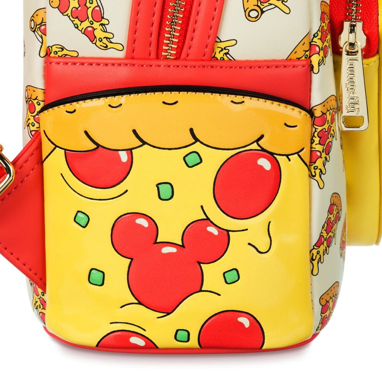 Disney Eats Mickey Pizza Loungefly Backpack