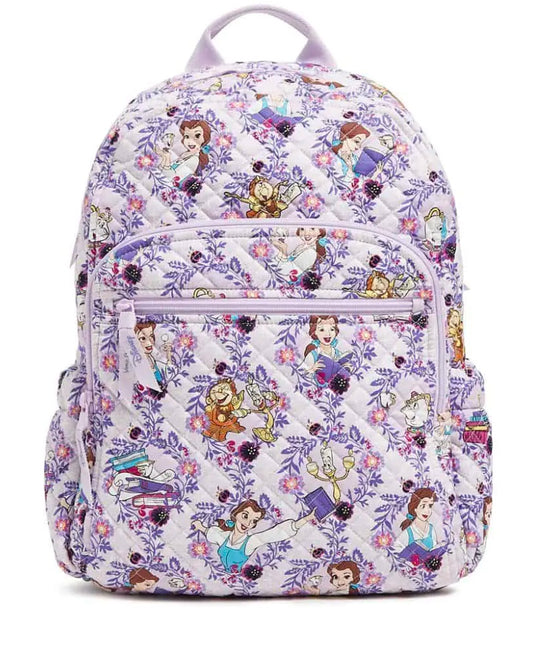 Disney Beauty & the Beast Vera Bradley Campus Backpack