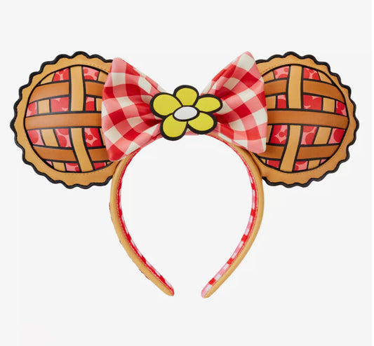 Disney Mickey Minnie Picnic Scented Ear Headband Plush