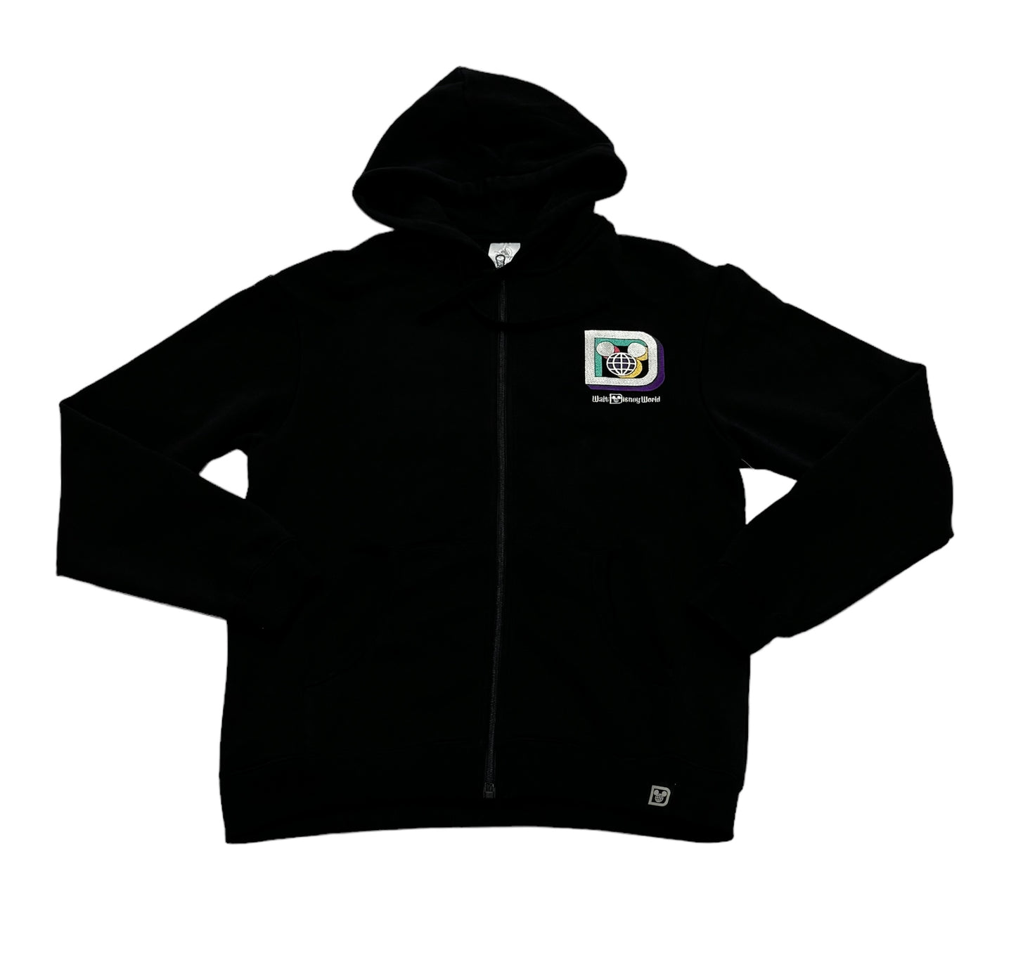 Walt Disney World Embroidered Retro Zip Up Hoodie